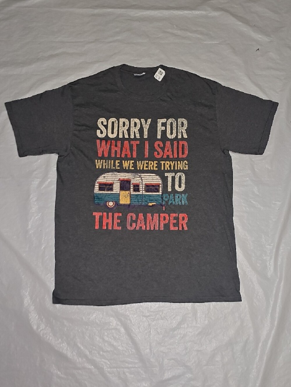 Sorry For What I Said While We Were Trying To Park Adult Large Graphic Tee Used
